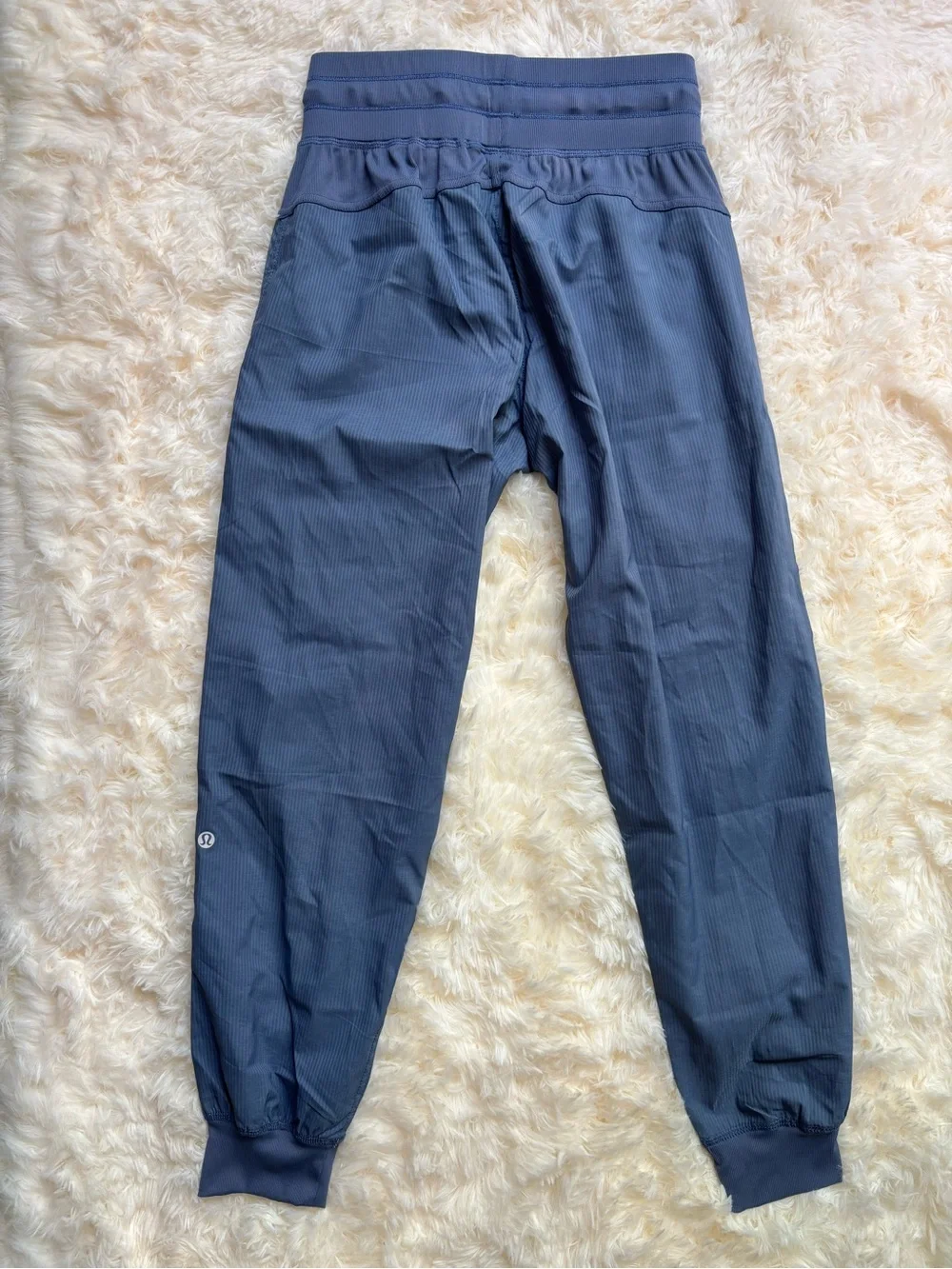 Lululemon Blue Gray Jogger Pants Size 6 Drawstring Pockets